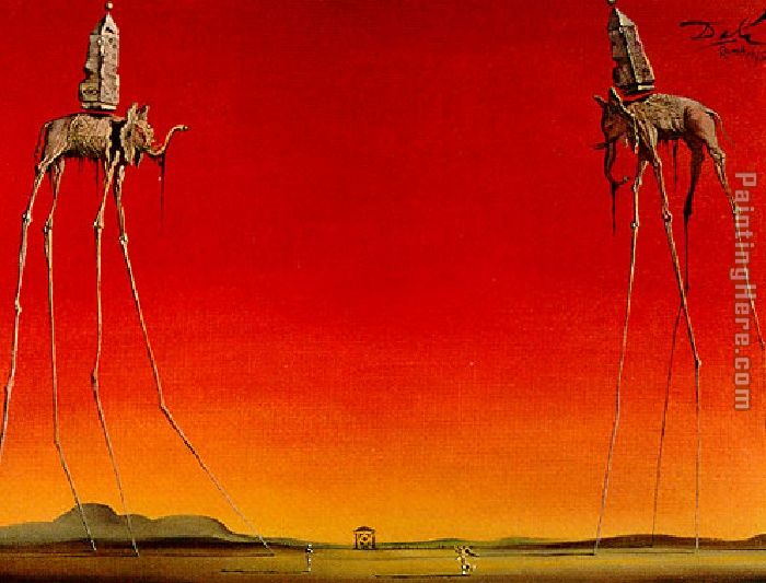 Salvador Dali Les Elephants
